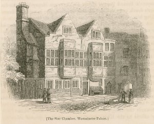 Hvězdná komora, Westminsterský palác, Londýn od English School