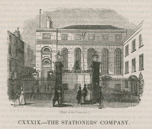The Stationers Company: Hall of the Company od English School