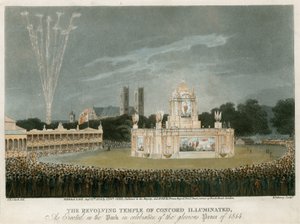 Chrám Svornosti vytvořený pro mír roku 1814 od English School