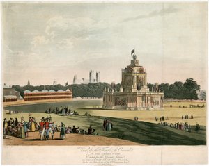 Chrám Svornosti vytvořený pro mír roku 1814 od English School