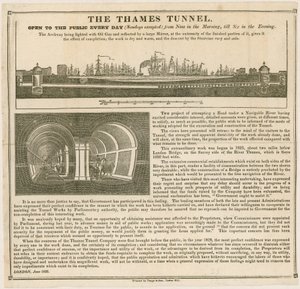 Temžský tunel, otevřený pro veřejnost každý den od English School