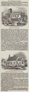 The Tottenham Churches (rytina) od English School