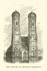 Věže mnichovské katedrály od English School