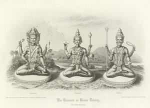 Trimurti neboli hinduistická trojice od English School