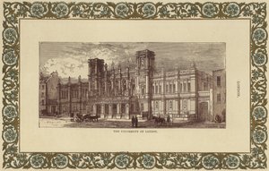 The University of London (barevné rytí) od English School