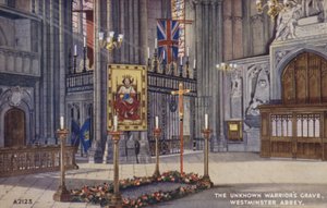 Hrob neznámých válečníků, Westminsterské opatství od English School