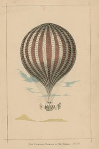 Balón Vauxhall pana Greena; Vauxhall Gardens, Londýn od English School