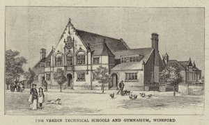 The Verdin Technical Schools and Gymnasium, Winsford (rytina) od English School