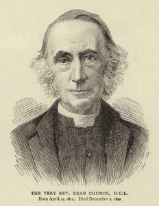 The Very Reverend Dean Church, DCL od English School