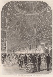 Ples dobrovolníků, Květinový sál, Královská italská opera, Covent Garden od English School