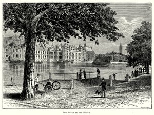 Vyver v Haagu (rytina) od English School