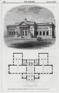 Walker Art Gallery, Liverpool (rytina) od English School