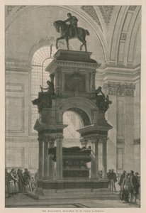 Wellingtonův památník v katedrále St Pauls od English School