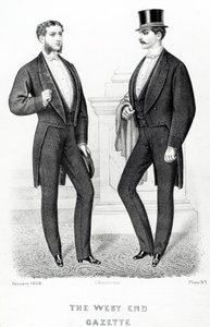 The West End Gazette, English Costumer, 1868 od English School