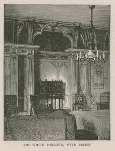 Bílý salon, s výklenku, Holland House od English School
