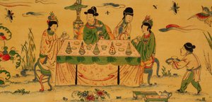 Witcombův kabinet, cca 1697 (dřevo s japonským povrchem a stříbrem) od English School