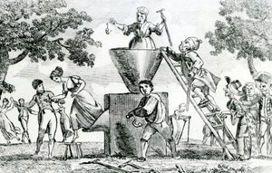 Podivuhodný mlýn, 1805 od English School