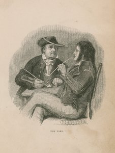 Příze; ilustrace z Poor Jack od Fredericka Marryata od English School