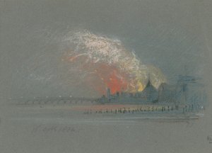 Vypálení sněmovny, 16. října 1834 od English School