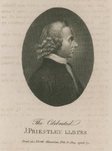 Slavný Joseph Priestley od English School