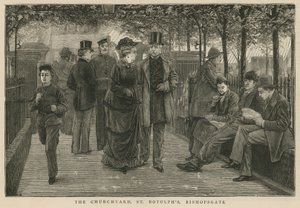 Hřbitov, St Botolphs, Bishopsgate od English School