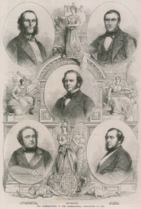 Komisaři Mezinárodní výstavy z roku 1862 od English School