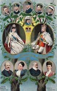 Korunovace krále Jiřího V. a královny Marie od English School