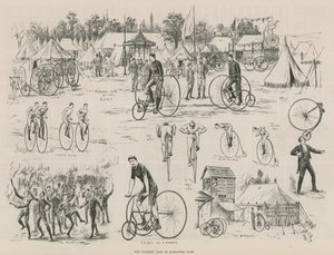 Cyklisté táboří v parku Alexandra od English School