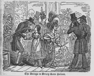 Dění v Drury Lane Saloonu od English School