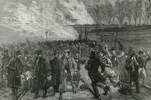 Smrtelná železniční nehoda v Canonbury, která vynesla raněné z tunelu od English School
