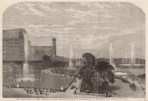 Die Brunnen im Crystal Palace von English School