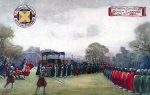 Pohřební průvod královny Eleonory, 13. prosince 1290 od English School
