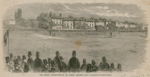 Skvělý kriketový zápas na Lords Ground od English School