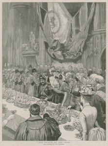 Zdraví šáha; Oběd v Guildhall v Londýně od English School