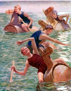 Hobby-koňský dostih (barva litho) od English School