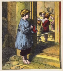 "Hymna, kterou mě naučila matka" (barevná litografie) od English School