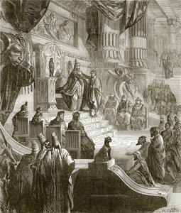 Babylónský král přijal Jehojakina po jeho propuštění z vězení od English School