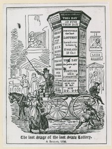 Poslední fáze poslední státní loterie. Balada z roku 1826 od English School