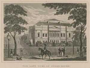 Dům zesnulého vévody z Yorků, Lancaster House, později York House od English School