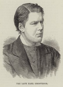 Zesnulý Earl Grosvenor (rytina) od English School