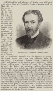 Zesnulý pan Frederick Locker-Lampson (rytina) od English School