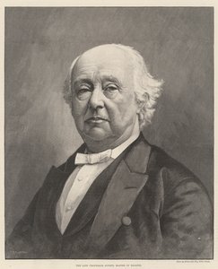 Zesnulý profesor Jowett, Master of Balliol (rytina) od English School