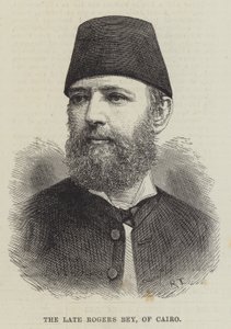 Zesnulý Rogers Bey z Káhiry (rytina) od English School
