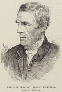 Zesnulý velmi reverend Gerald Wellesley, děkan z Windsoru (rytina) od English School