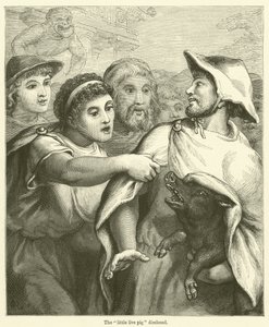 Zveřejněno „malé živé prase“ (rytina) od English School