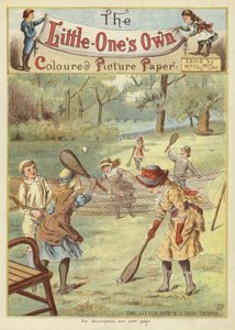 Tenis na trávníku pro nejmenší (chromolitho) od English School