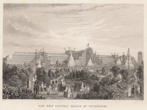 Nový Crystal Palace v Sydenhamu od English School