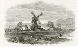 Starý mlýn na Wimbledon Common od English School