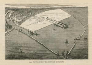 Navrhovaný nový přístav v Boulogne od English School