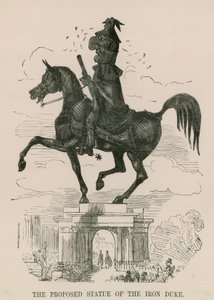 Navrhovaná socha železného vévody od English School